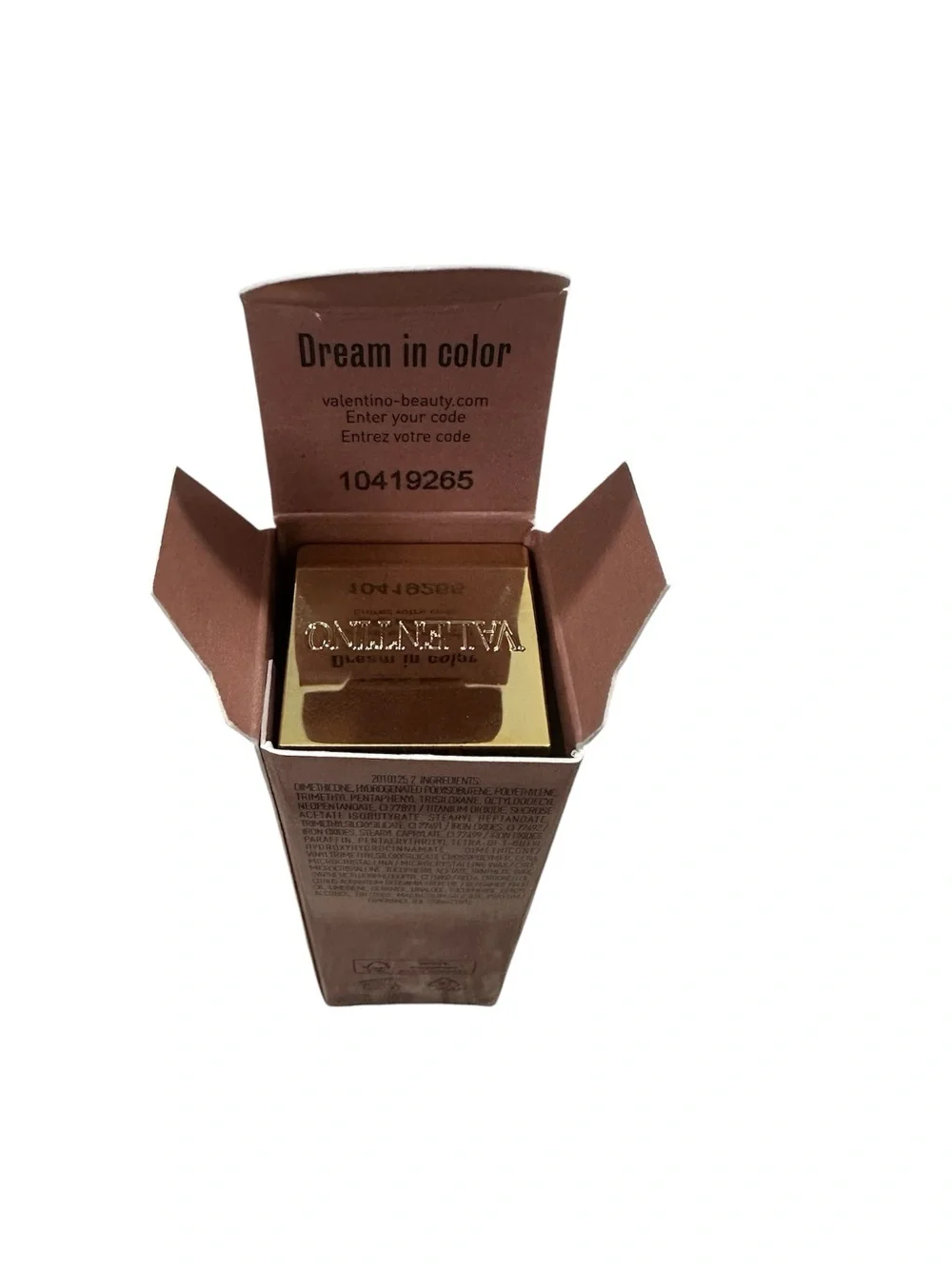 Valentino Rosso Valentino Satin Lipstick - Nude Pink- walk on the wild side.